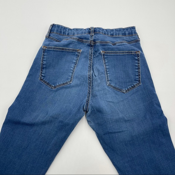 Topshop Women’s Jeans In Mid Wash Blue Size 26 - Picture 6 of 13